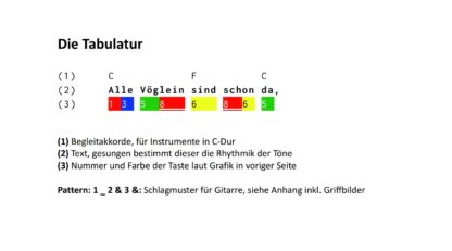 52 Lieder für "Triola" ohne Noten - spielen nach Farben + Sounds – Bild 3