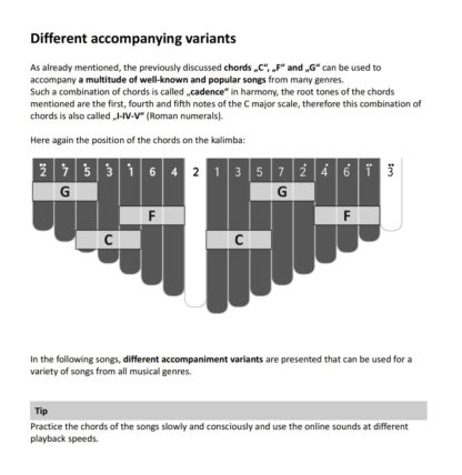 Kalimba Chords - the Kalimba as an accompanying instrument (english) – Bild 4