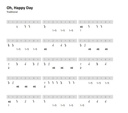 Kalimba Easy Arrangements - 12 Gospel Songs / Spirituals – Bild 3