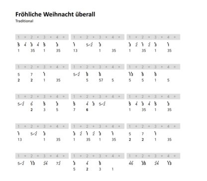 Kalimba Easy Arrangements -13+1 deutsche Weihnachtslieder – Bild 3