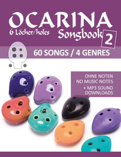 6-Loch Ocarina Songbook - 60 Songs / 4 Genre - Band 2