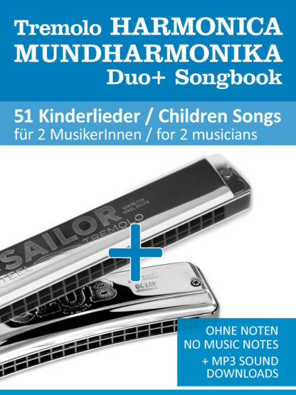 51 Kinderlieder  – Duo+ für die Tremolo / Oktav Mundharmonika