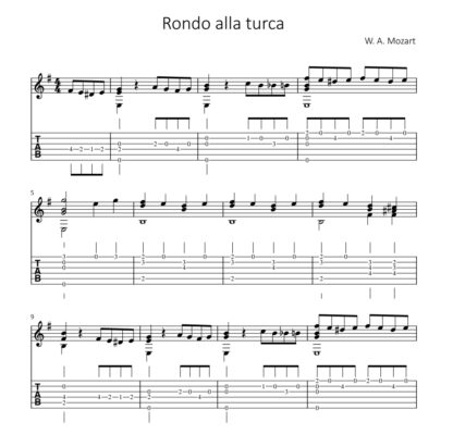 Guitar Arrangements – 35 Bearbeitungen klassischer Themen – Bild 3