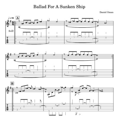 Daniel Oman: “Ballad for a sunken ship” – Einzelausgabe - eBook – Bild 2