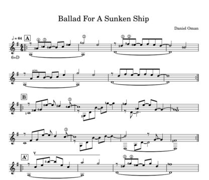 Daniel Oman: “Ballad for a sunken ship” – Einzelausgabe - eBook – Bild 3