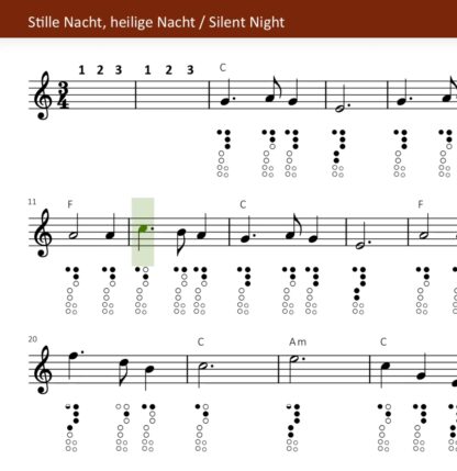 Stille Nacht, heilige Nacht / Silent night - Sopranblockflöte / Soprano Recorder – Bild 4