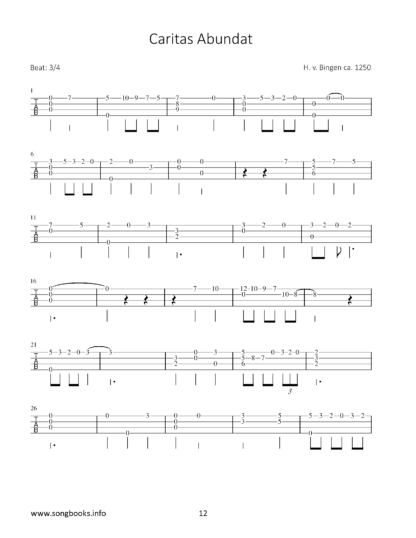 Play Ukulele - 38 Bearbeitungen von Liedern aus dem Mittelalter / Arrangements of songs from the Middle Ages (mit Online Sounds) – Bild 3