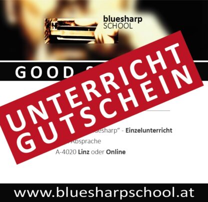 "Bluesharp Einzelunterricht" - Gutscheine