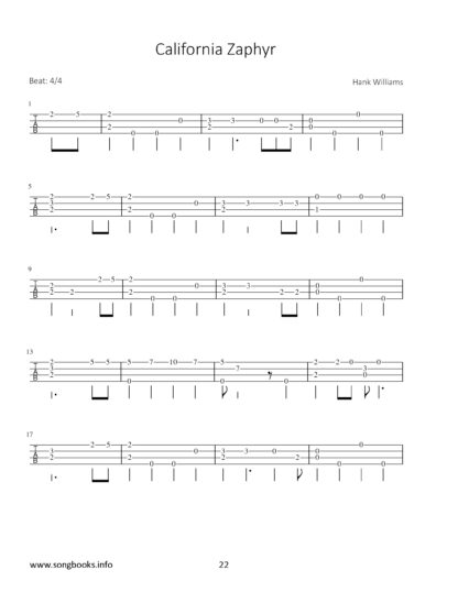 Play Ukulele - 35 Bearbeitungen von Liedern von Hank Williams - Arrangements of songs by Hank Williams (mit Online Sounds) – Bild 4