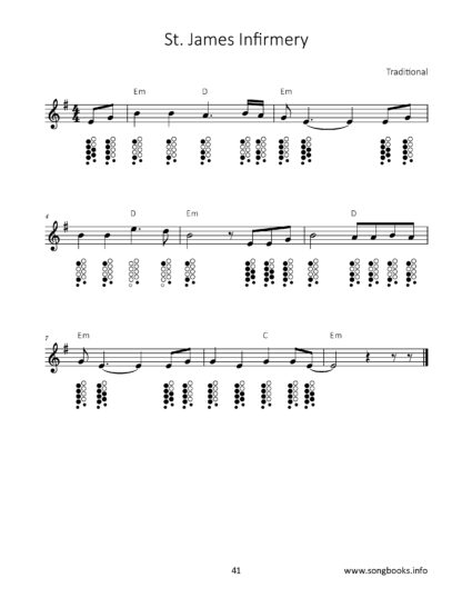 Ocarina 12/10 Songbook - 25 Evergreens from all over the world – Bild 3