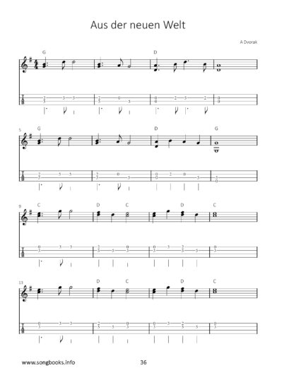 Mandolin Songbook - 33 Themen aus der Klassischen Musik - Band 1 – Bild 4