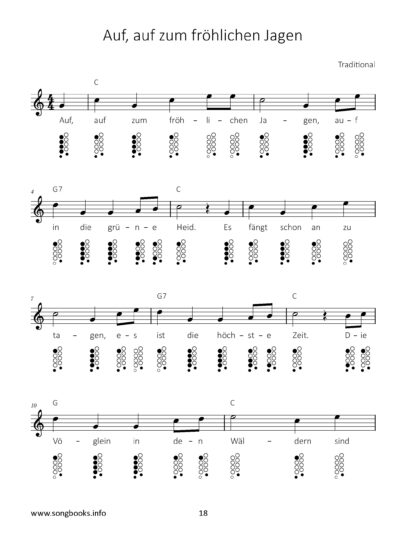 Ocarina 12/10 Songbook - 48 deutsche Volkslieder – Bild 4