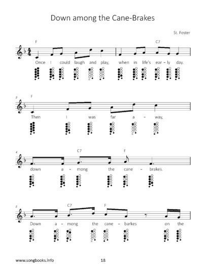 Ocarina 12/10 Songbook - 30 Songs by Stephen C. Foster - eBook – Bild 4