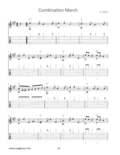 Guitar Arrangements - 12 Songs by Scott Joplin – Bild 4