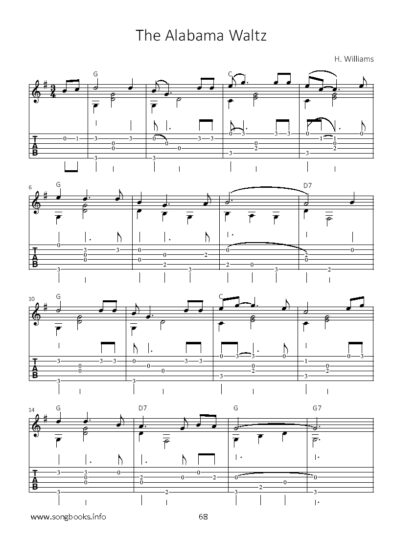 Guitar Arrangements - 35 Songs by Hank Williams – Bild 4