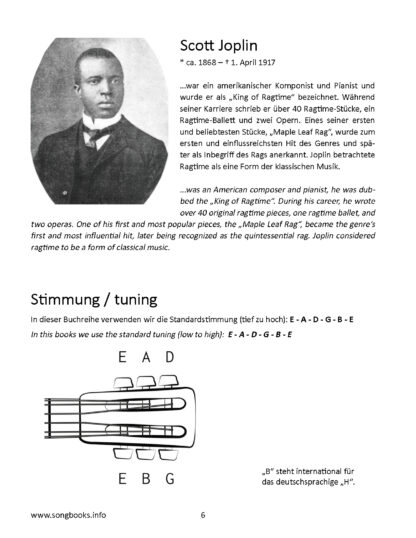 Guitar Arrangements - 12 Songs by Scott Joplin – Bild 2