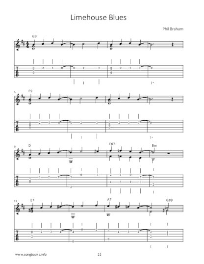 Guitar Arrangements - 30 traditional Blues songs - eBook – Bild 4