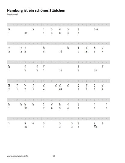 Kalimba Easy Arrangements - 12 deutsche Seemannslieder - eBook – Bild 4