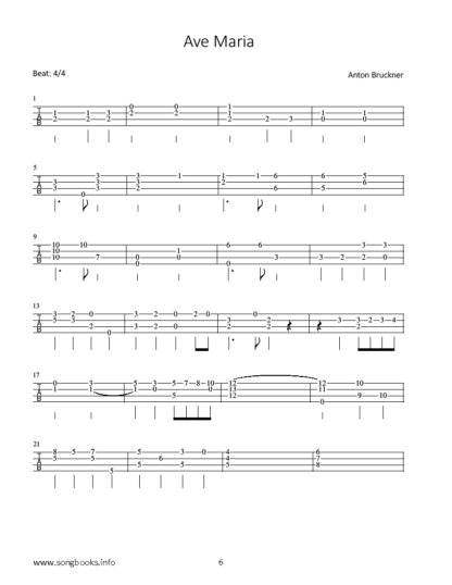 Anton Bruckner - 10 Bearbeitungen für Ukulele – Bild 4