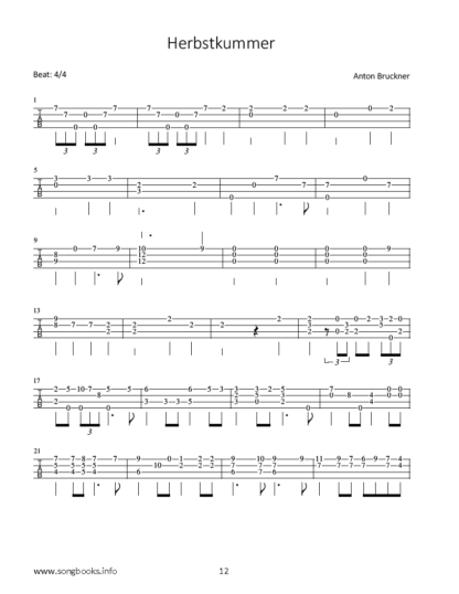 Anton Bruckner - 10 Bearbeitungen für Ukulele – Bild 3