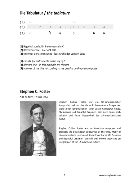 Kalimba Songbook - 20 Songs by Stephen C. Foster – Bild 2