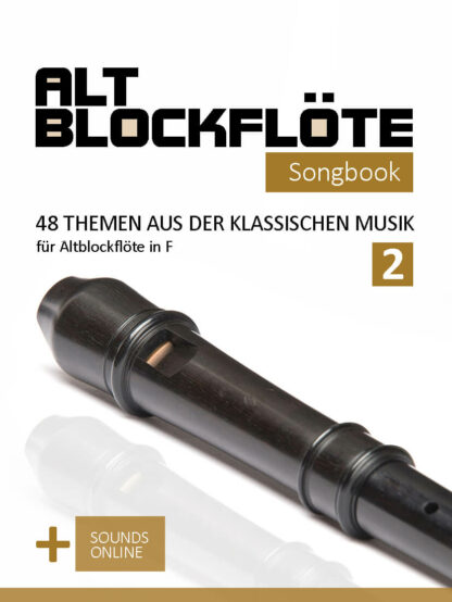 48 Themen aus der klassischen Musik für die Altblockflöte - Band 2 - eBook