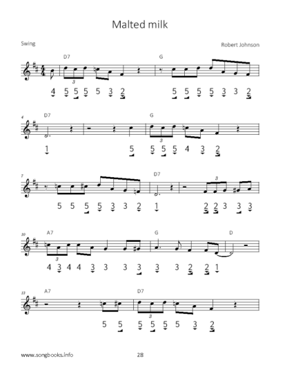 15 Songs by Robert Johnson for chrom. Harmonica – Bild 4