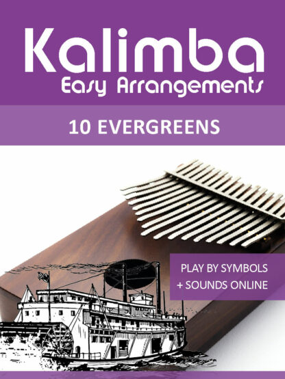 Kalimba Easy Arrangements - 10 Evergreens - eBook