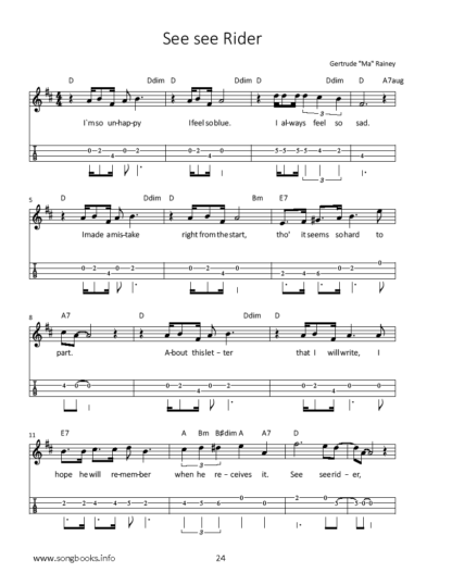 Mandolin Songbook - 12 Ladies Blues Songs – Bild 4