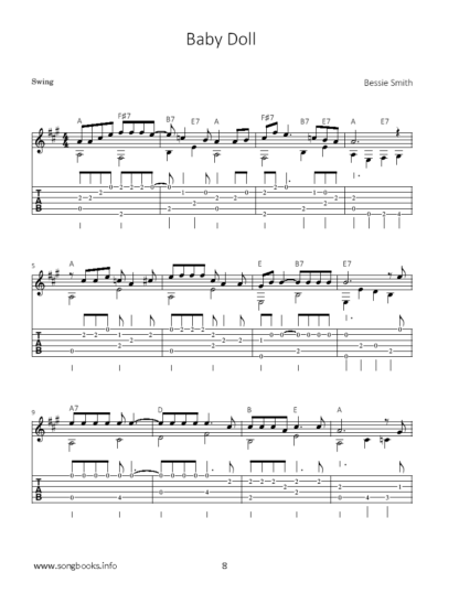 Guitar Arrangements - 12 Ladies Blues Songs - eBook – Bild 4