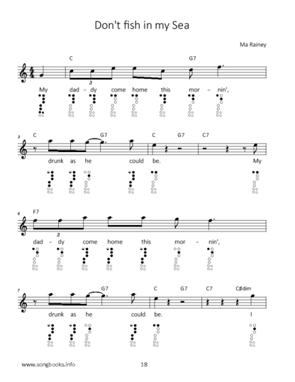12 Ladies Blues Songs for the Alto Recorder - eBook – Bild 4