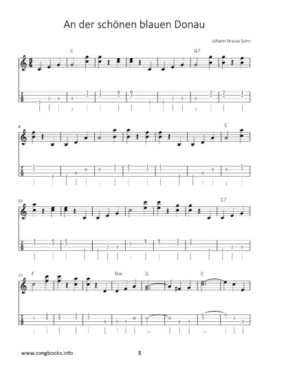 Mandolin Songbook - 10 Lieder von Johann Strauss Sohn – Bild 4