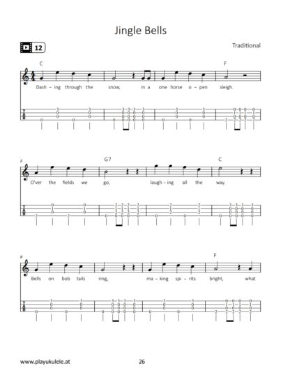 Buch & Videokurs: Ukulele – more than strum: Christmas Songs – Bild 4