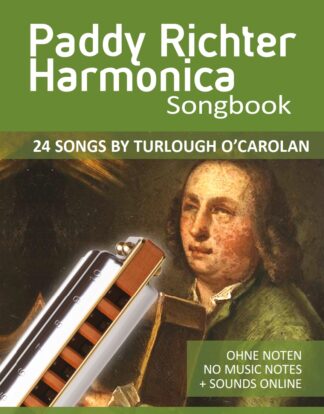 Paddy Richter Harmonica Songbook - 24 songs by Turlough O'Carolan