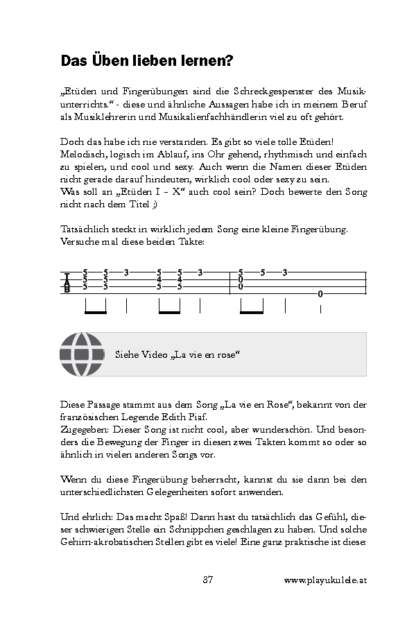 „Lerne üben lieben lernen“ für Ukulele – Bild 2