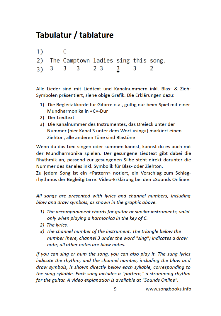 Only 8 - 100 Lieder mit einer Oktave für Mini-Mundharmonika – Bild 3