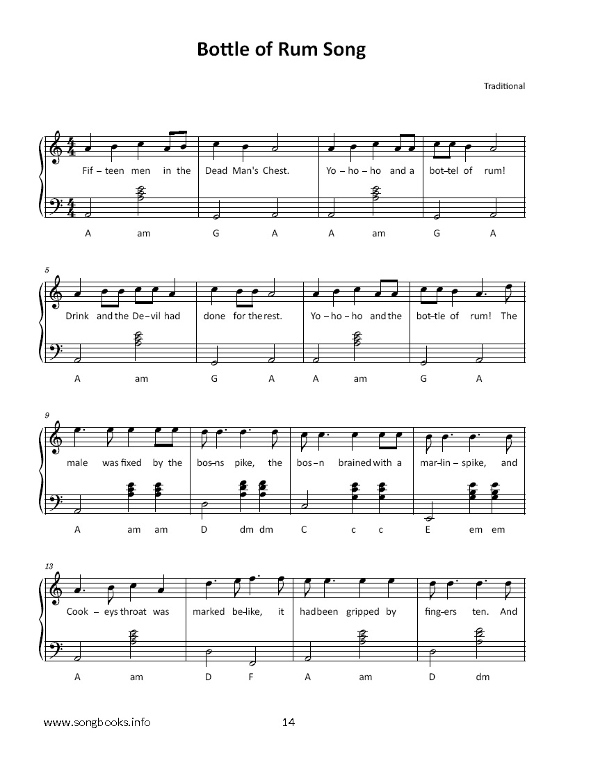 Akkordeon Songbook - 30 Seemannslieder / Sea Shanties – Bild 3