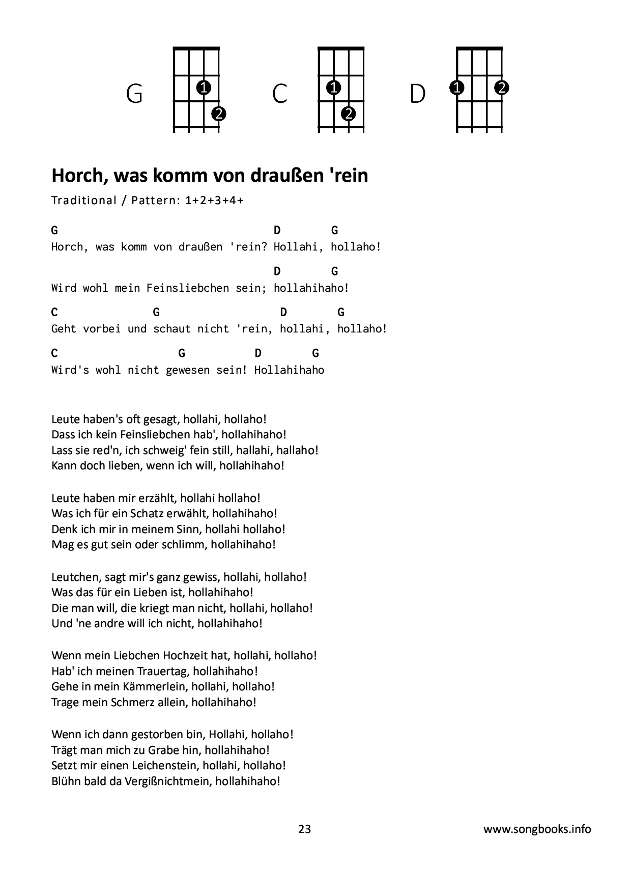 Only 3 Chords - Mandolin - 25 deutsche Volkslieder - 1 – Bild 2