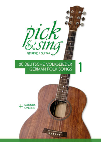 pick & sing - Gitarre / Guitar - 30 deutsche Volkslieder - 1