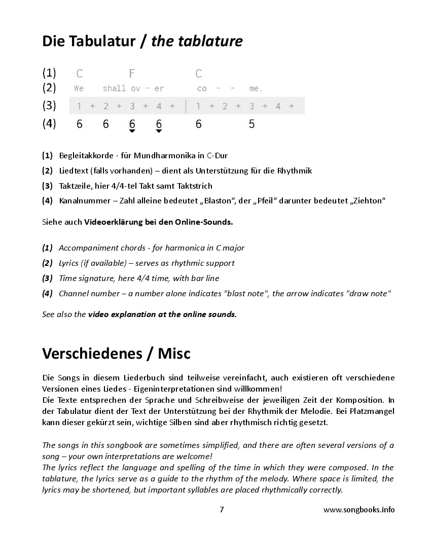 Bluesharp Songbook - 25 Seemannslieder / Sea Shanties - Band 1 – Bild 2