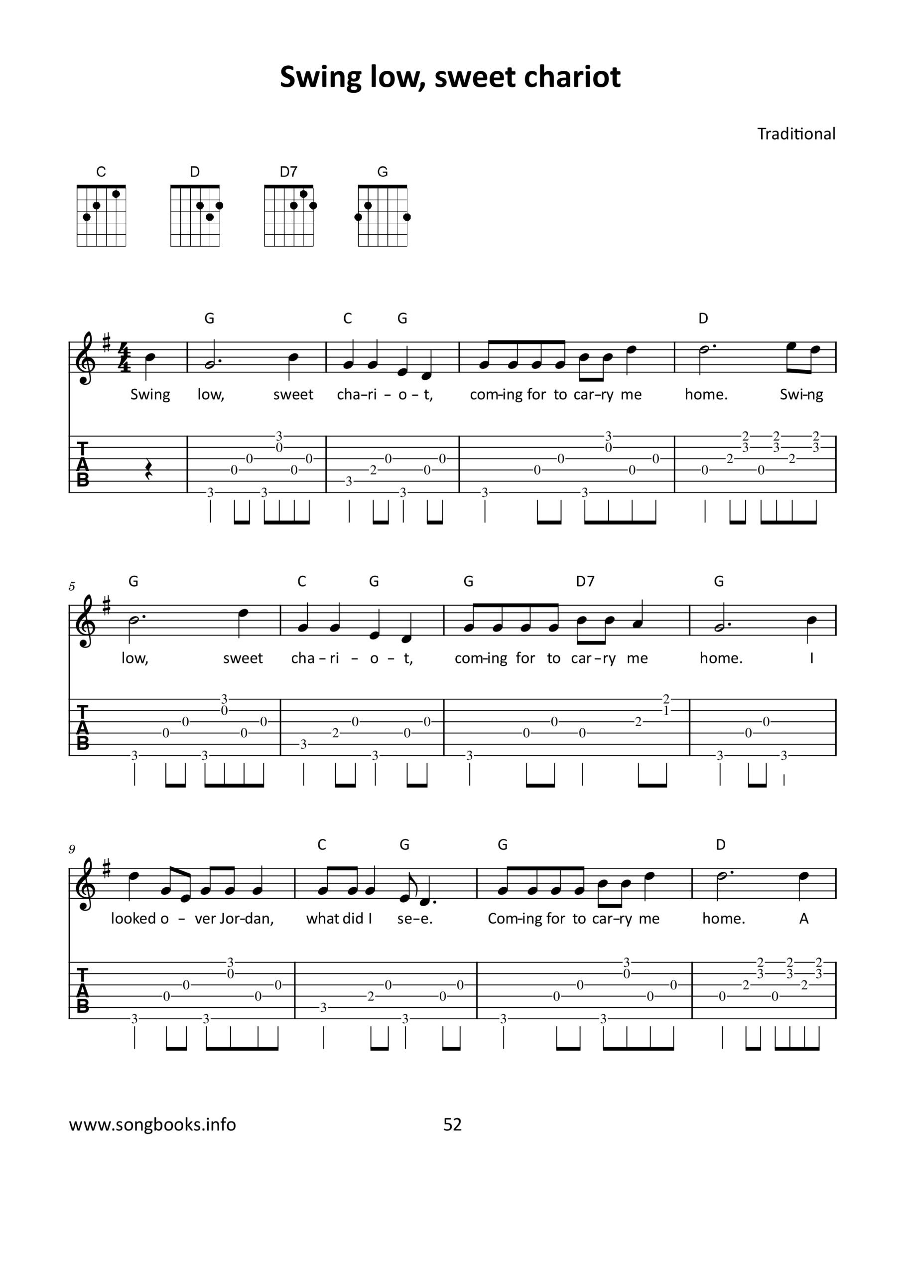 pick & sing - Gitarre / Guitar - 35 Traditional Songs - 3 – Bild 4